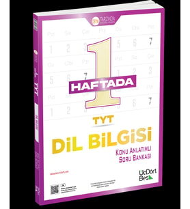 Üç Dört Beş 1 Haftada Tyt Dilbilgisi Konu Anlatımlı Soru Bankası Yeni
