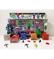 17 Parça Minecraft Oyuncak Figür Minecraft Avengers Oyuncak Seti  (Renksiz)