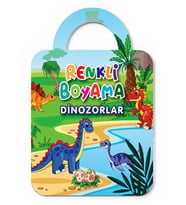 Renkli Boyama Dinozorlar
