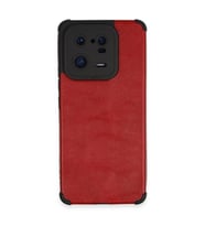 Xiaomi Mi 13 Pro Kılıf Loop Deri Silikon - Kırmızı