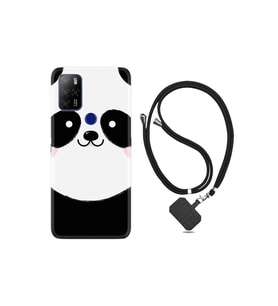 X500 Kılıf Ipli Boyun Askılı Desenli Silikon Sevimli Panda 1794