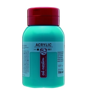 Talens Art Creation Akrilik Boya 750 ml. 661 Turquoise Green 