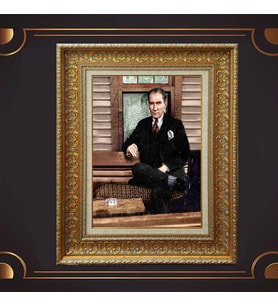 ÖZEL SERİ ALTIN VARAKLI ATATÜRK TABLO S1013