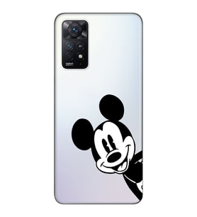 Redmi Note 12 Pro 4G Uyumlu Mickey Mouse Tasarımlı Şeffaf Telefon Kılıfı