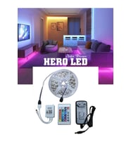 5 Metre Renkli Wi-Fi Akıllı RGB Şerit Led Işık Seti (Krem)