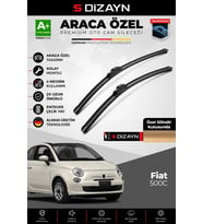 Fiat 500C Ön Cam Silecek Seti 2009 Üzeri Premium Araca Özel 60-35 Cm A+ Kalite