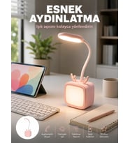 Şarj Edilebilir LED Masa Lambası Kablosuz Taşınabilir Gece Lambası