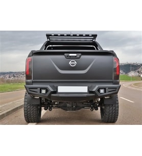 Nissan Navara Uyumlu 2016+ Arka Demir Tampon Aqm-M20