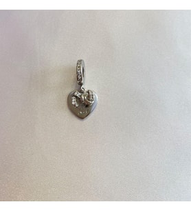 Bayan Gümüş Pandora Bileklik Uyumlu Kurdele Model Charm