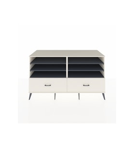 Kronos Konsol 6 Raflı 2 Çekmeceli  176x59x99 Aytaşı-Antrasit/Aytaşı