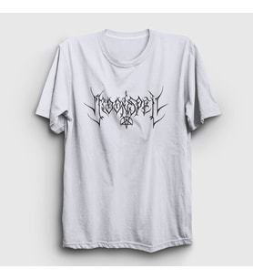 Presmono Unisex Beyaz Logo Moonspell T-Shirt 165283tt (Beyaz)