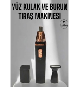 Mey İthalat® Tıraş Makinesi Kulak Burun Yüz Temizleyici Şarjlı Mini