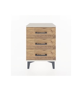 Arges Komodin 3 Çekmeceli 44x30x64 Aytaşı-Çam