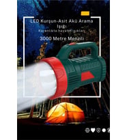 Ultra Güçlü 3000 Metre Mesafeli 8 Saat Çalışma Süreli5w El Feneri Projektör Gk-6608