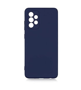 Coverzone Samsung Galaxy A72 ?le Uyumlu K?l?f Z-Mara Lansman Vieri Tam Koruma Arka Kapak Kamera Koruma �?k?nt?l? P�r�zs�z Y�zey Lacivert
