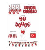 23 Nisan Bayram Süsleri