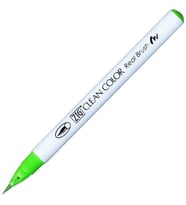 Zig Clean Color Real Brush Fırça Uçlu Marker Kalem 004 Fluorescent Green 