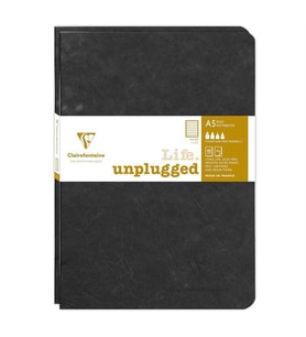 Clairefontaine Age Bag Stapled A4 Çizgili Defter Siyah 733071C