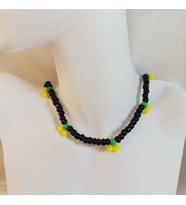 Crystal Atelier Limon Model Kum Boncuk Sarı Renk Kolye