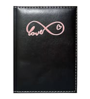 PROMOSYON DENİZİ  I LOVE YOU 2 GÖRSELLİ SİYAH RUHSAT KABI