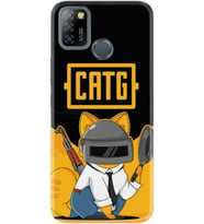 Infınıx Smart 5 Kılıf Silikon Desen Özel Seri Cat G 1677