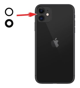 iPhone 11 Kamera Camı Lensi Seti