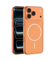 Lexroo iPhone 16 Pro Kılıf M-Safe Şarj Özellikli Kamera Korumalı Spark Kılıf - Turuncu