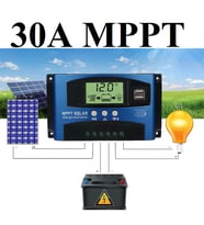 30A MPPT Solar Kontrol Cihazı 12V-24V SOLAR AKÜ ŞARJ KONTROL CİHAZI REGÜLATÖRÜ GARANTİLİ
