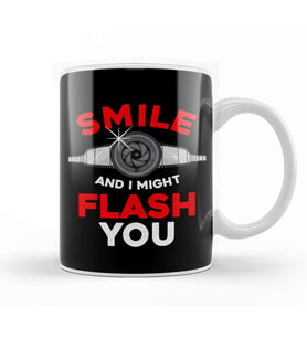 Funny Photography Smile And I Might Flash You Kupa Bardak Porselen