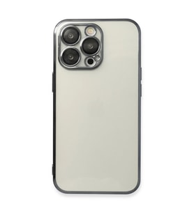 Apple İphone 14 Pro Max Kılıf Razer Lensli Silikon - Siyah