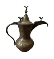 Nostaljik Vintage Pirinç Mırra Cezvesi