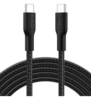 Belkin Eco Örgülü Usb-C - Usb-C Kablosu, 3 M, 240 W, Yumuşak, Esnek Hızlı Şarj Kablosu, Iphone 16, G