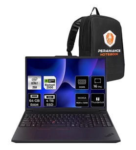 Lenovo Thinkpad P16V Gen 3 Core Ultra 7 265H İş İstasyonu 64GB RAM 4TB SSD 16" FHD+ FreeDOS + Per4 USB 21RTS1EA00P341