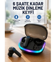 ENC Mikrofonlu Bluetooth 5.4 Kablosuz Kulaklık 40ms Düşük Gecikmeli TWS Kulaklık