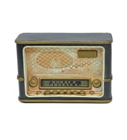 Dekoratif Metal Radyo