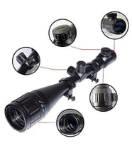 8-32X50Aoeg Taktik Çift Işık Kırmızı Yeşil Kaynaklı Zoomlu Avcılık Nışan Tfek Dürbün (Çok Renkli)