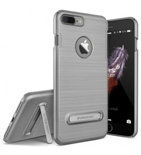 VRS iPhone 7 Plus ile Uyumlu Simpli Lite Kılıf Steel Silver