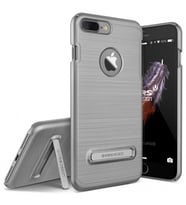 VRS iPhone 7 Plus ile Uyumlu Simpli Lite Kılıf Steel Silver