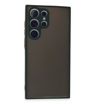Newface Samsung Galaxy S24 Ultra Kılıf Montreal Silikon Kapak - Yeşil