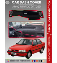 HYUNDAİ EXCEL (1989-1994) Torpido Örtüsü Göğüs Koruma Araca Özel UV Koruma Kolay Montaj