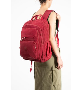 Unisex Okul Çantası Lise Ortaokul Üniversite Sırt Çantası 43*30 Cm Hafif Klinkır Kumaş Çok Cepli