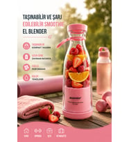 380 ml USB Şarjlı Kablosuz Meyve ve Smoothie Blenderı