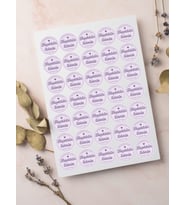Desenli Teşekkür Ederiz Stickers Paketleme Kargo Çıkartma PYTKSTK120
