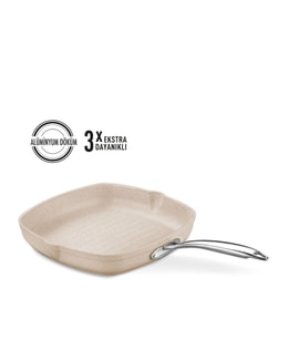 Korkmaz Granita 28x28 cm Kare Grill Tava A1268