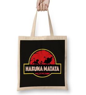 Hakuna Matata Bez Çanta Uzun Saplı
