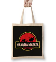 Hakuna Matata Bez Çanta Uzun Saplı