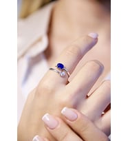 925 Ayar Gümüş Fil Figürlü Yüzük - Y014801