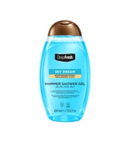 Deep Fresh Duş Jeli Shimmer Mavi Kapaklı 400 ml