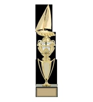 ODAK KUPA - Figürlü Kupalar - Yelken Figürlü Kupalar FG-044 C - 41 cm