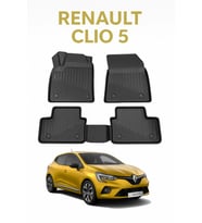 Renault Clio 5 3D Uyumlu Oto Paspas Premium